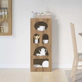 vidaXL Πλαϊνό γραφείο Artisan Oak 40 x 35 x 100,5 εκ