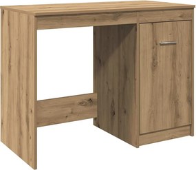 vidaXL Γραφείο Αρτισιανή Δρυς 100x50x76 εκ. από Επεξεργασμένο Ξύλο