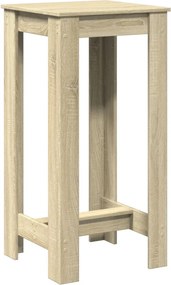 vidaXL Τραπέζι Μπαρ Sonoma Δρυς 51x50x103,5 εκ. Επεξ. Ξύλο