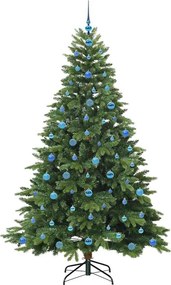 vidaXL Τεχνητό Χριστουγεννιάτικο Δέντρο Πράσινο 210 cm ΠΕ και PVC