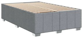 ΚΡΕΒΑΤΙ BOXSPRING ΜΕ ΣΤΡΩΜΑ ΑΝΟΙΧΤΟ ΓΚΡΙ 120X190 ΕΚ. ΥΦΑΣΜΑΤΙΝΟ 3291607