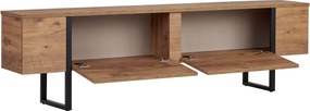 Έπιπλο Τηλεόρασης Atlantic Πεύκο / Μαύρο LAABRO 180x30x50