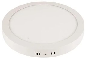 Πάνελ LED Slim Στρογ/λό Φ12 6W 4000K Αλουμ Λευκό 145-68501 Eurolamp 145-68501 Λευκό