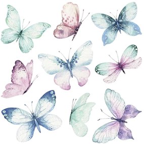 Διακοσμητικά αυτοκόλλητα τοίχου Watercolour Butterflies Ango