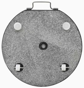 vidaXL Βάση Ομπρέλας Στρογγυλή Μαύρη 28,5 κ. από Γρανίτη