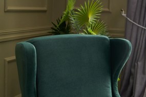 Wing Chair Lola Berjer - Green Green