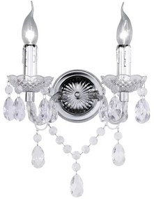 Απλίκα Φωτιστικό Τοίχου LÜSTER 3 χρώματα Trio Lighting-R25072000-Διάφανο R25072000