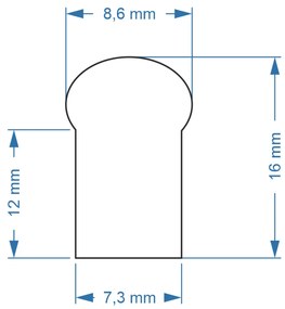 GloboStar® 70574 OVALE 120° Degree Neon Flex Epistar LED SMD 2835 1m 12W/m 120LED/m 1212lm/m 120° DC 230V Αδιάβροχη IP68 Πράσινο Dimmable