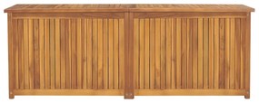 vidaXL Μπαούλο Κήπου 150 x 50 x 55 εκ. από Μασίφ Ξύλο Teak