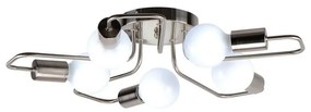 Φωτιστικό Οροφής-Πλαφονιέρα Shevy 77-8088 54x54x14 Nickel Homelighting Metal