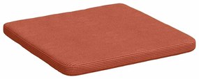 vidaXL Μαξιλάρια καθισμάτων 4 pcs Κόκκινο Πορτοκαλί 40 x 40 x 3 cm