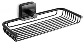 KARAG  QUATTRO Σαπουνοθήκη σχαρωτή QUATTRO 4304 55 Μαύρη ματ KARAG 23cm KARAG-3800201584265