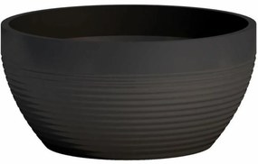 Βάζο Λουλουδιών Garden ID Μαύρο 35 x 16 cm