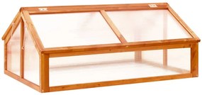 vidaXL Θερμοκήπιο Καφέ 114 x 80 x 50 εκ. από Ξύλο Ελάτης