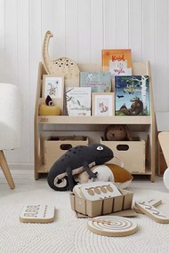 Βιβλιοθήκη Montessori με 2 Κουτιά Αποθήκευσης BabyWood