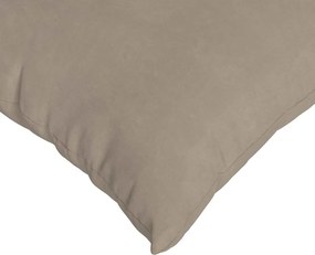 vidaXL Μαξιλάρι Καναπέ 2 pcs Taupe 50 x 30 cm ύφασμα