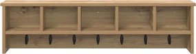 vidaXL Τοίχου Κρεμάστρα Artisan Oak 100 x 16 x 26 εκ