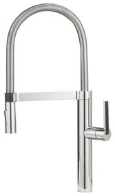 Blanco Culina-S Inox Μπαταρία Κουζίνας με Περιστρεφόμενο Ρουξούνι και Ντους με Μαγνητική Επαφή