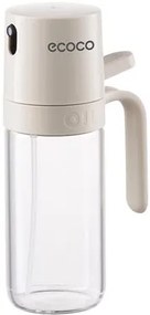 ECOCO γυάλινο δοχείο λαδιού E24235 με ψεκαστήρα, 250ml, γκρι
