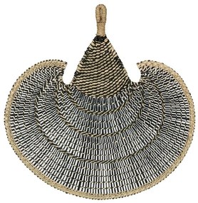 Διακοσμητικό Τοίχου Jabbar 028747 85x59cm Natural-Black Seagrass