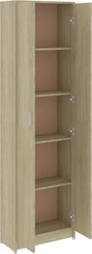 vidaXL Ντουλάπα Διαδρόμου Sonoma Δρυς 55 x 25 x 189 εκ. Επεξ. Ξύλο
