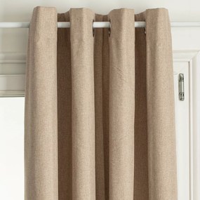 Κουρτίνα Συσκότισης (140x260) Με Τρουκς A-S Lua Beige 172435D