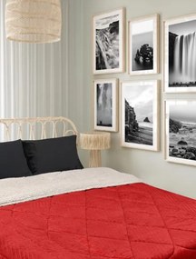 Κουβερτοπάπλωμα CHILL RED BEIGE κουβερτοπάπλωμα-μονό-160-x-220-εκ