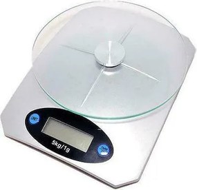Imperial Ψηφιακή Ζυγαριά Κουζίνας 1gr/5kg Ασημί
