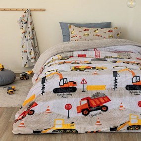 Κουβερτοπάπλωμα Παιδικό SW101 Multi Palamaiki Μονό 160x220cm Flannel.Sherpa