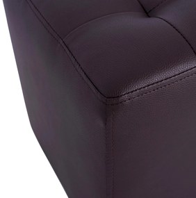 Σκαμπό PUNK PU Καφέ 37x37x35 εκ. 37x37x35 εκ.