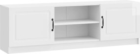vidaXL Ντουλάπι TV Γυαλιστερό Λευκό 150 x 31 x 47 εκ