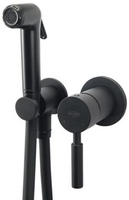 La Torre Flush Mix Black Matt Μίκτης Εντοιχισμού 2 Οπών με Ντουζάκι 12211-400