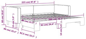 ΚΑΝΑΠΕΣ ΚΡΕΒΑΤΙ ΣΥΡΟΜΕΝΟΣ ΑΝΟΙΧΤΟ ΓΚΡΙ 80 X 200 ΕΚ. ΥΦΑΣΜΑΤΙΝΟΣ 3196573