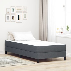 vidaXL Στρώμα με Ελατήρια Pocket Σκούρο Γκρι Μεσαίο 100x200x20 εκ Υφασμάτινο
