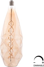 ΛΑΜΠΤΗΡΑΣ LED FILAMENT 8W E27 3000K GOLD COLOR DIMMABLE HM4058