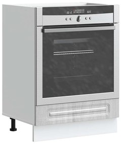 vidaXL Ντουλάπι φούρνου Kalmar Γκρι Sonoma Επεξεργασμένο Ξύλο