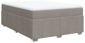 ΚΡΕΒΑΤΙ BOXSPRING ΜΕ ΣΤΡΩΜΑ TAUPE 140X200 ΕΚ. ΥΦΑΣΜΑΤΙΝΟ 3285481