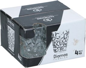 Ποτήρια Νερού 280ml (Σετ 4τμχ) Homeware Diamas 622000002172