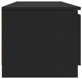 Έπιπλο Τηλεόρασης Μαύρο 140 x 40 x 35,5 εκ. από Μοριοσανίδα - Μαύρο