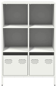 Ντουλάπα Λευκό 68x39x103,5 εκ. από Χάλυβα - Λευκό