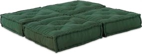 vidaXL Μονάδα Μοντέρνου Καναπέ 2 pcs Πράσινο 140 x 70 x 36 εκ Ύφασμα