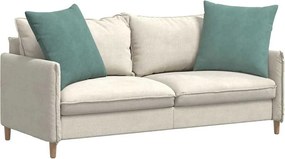 vidaXL Μαξιλάρι Καναπέ 2 pcs Θαλασσί 60 x 60 cm Υφασμάτινο Κορντουρά