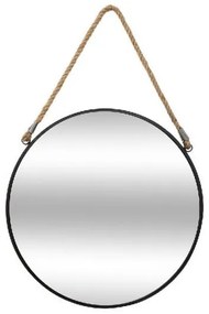Καθρέπτης Pwd-0074 Pakoworld Μέταλλο Μαύρο 38X3X38 εκ 199-000425 Pakoworld-199-000425-Μαύρο 199-000425