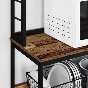 vidaXL Ράφι Κουζίνας 5 επιπέδων 100 x 40 x 168 εκ Επεξεργασμένο Ξύλο