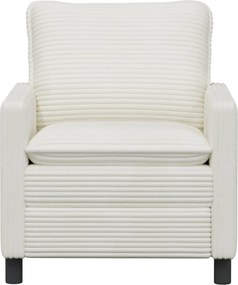 vidaXL Καναπές Κρεμ 76 x 81 x 87,5 εκ Πολυεστέρας