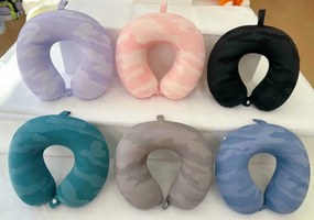 Μαξιλάρι αυχένα ταξιδίου - Memory Foam - 571224 - Blue
