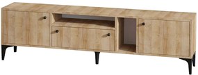 Έπιπλο Tηλεόρασης Penny 393MRD1218 180x35x52cm Oak