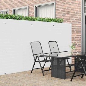 vidaXL Φράχτης Κήπου Διπλής Όψης Λευκός 1,8x5 μ. PVC