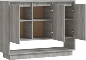 vidaXL Ντουλάπι Γκρι Sonoma 97x31x75 εκ. από Επεξεργασμένο Ξύλο