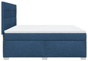 ΚΡΕΒΑΤΙ BOXSPRING ΜΕ ΣΤΡΩΜΑ ΜΠΛΕ 180X200 ΕΚ. ΥΦΑΣΜΑΤΙΝΟ 3292873